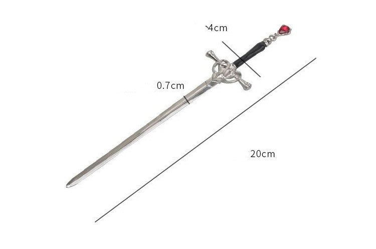 Simple Hair Stick Retro Girl Plate Accessories