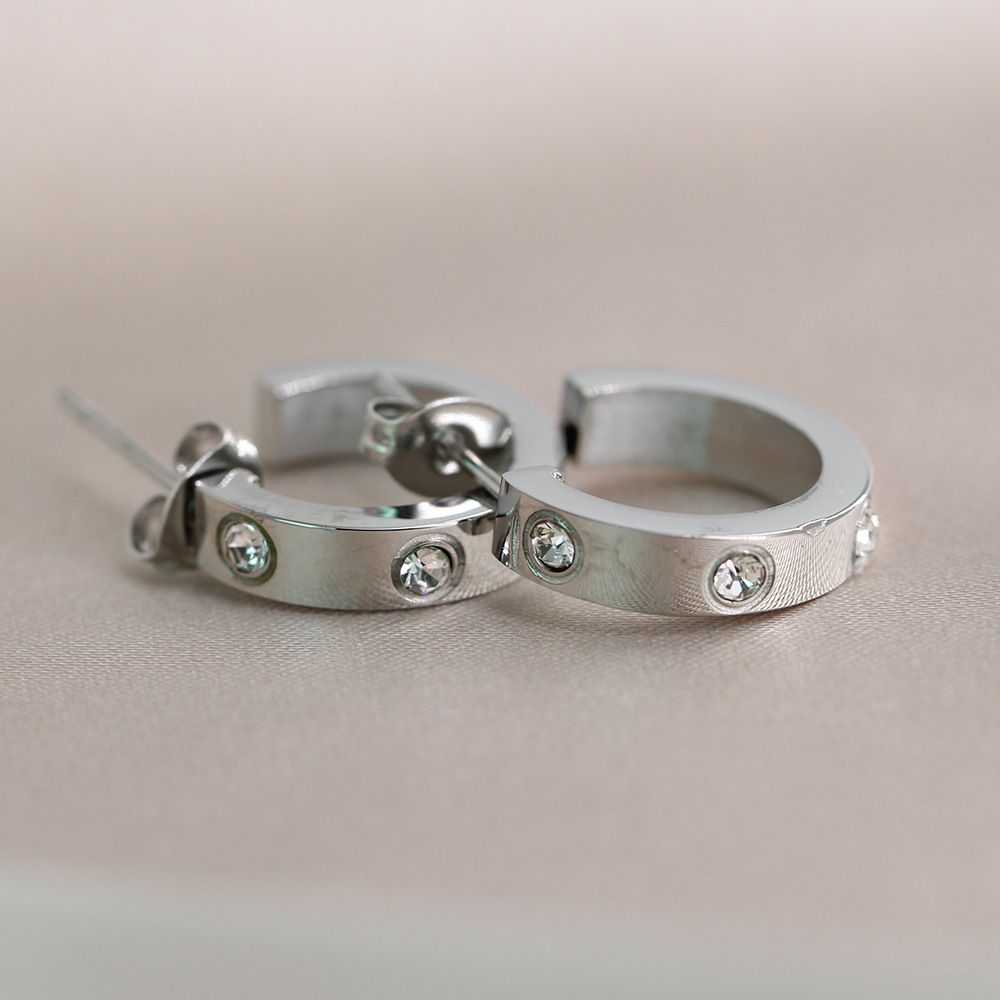 Creative Titanium Steel Personalized Earrings Stainless Steel