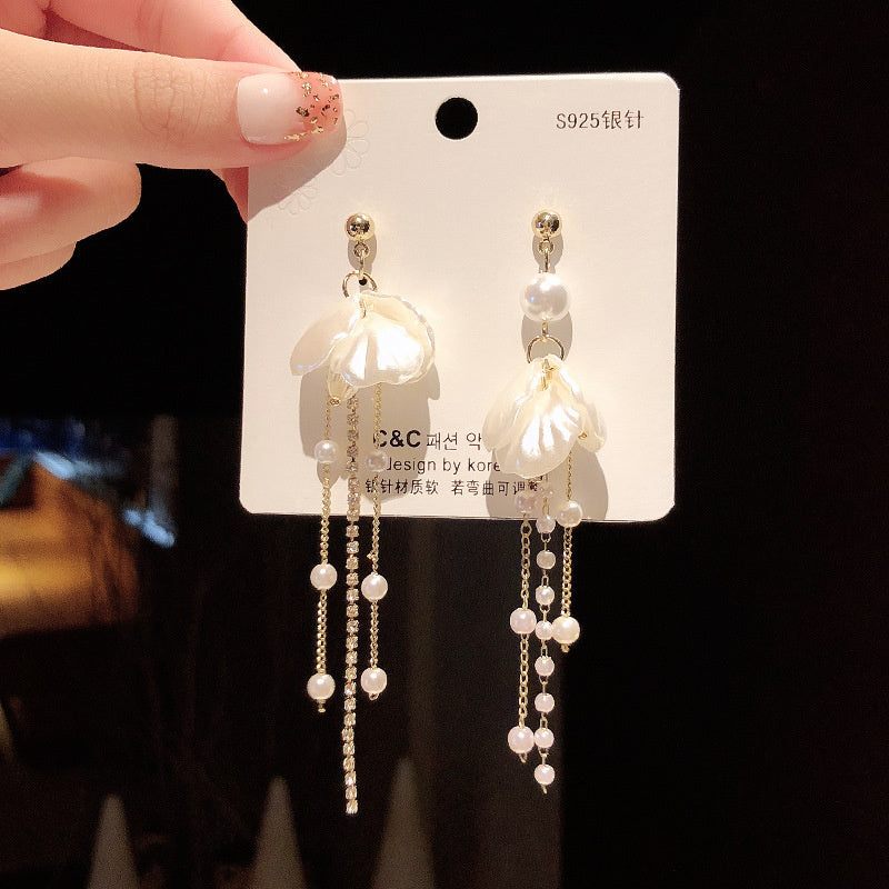 Pearl Earrings Women's Ins Style Simple And Advanced