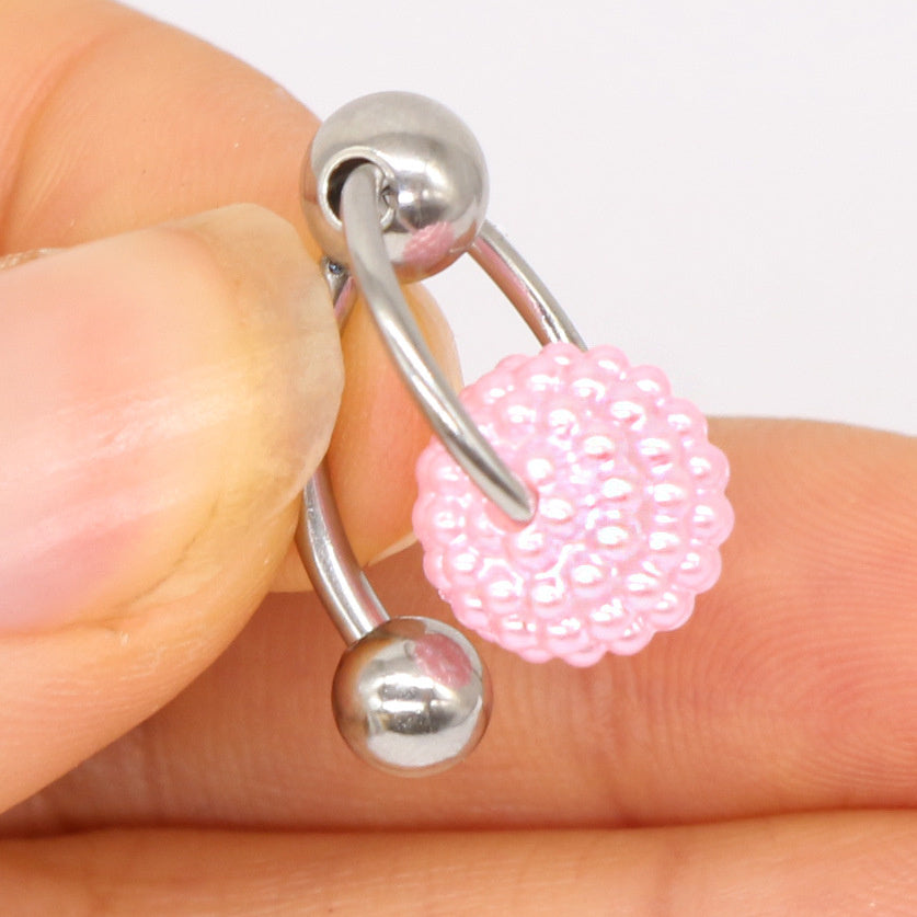 Stainless Steel For Bayberry Ball Female Ring