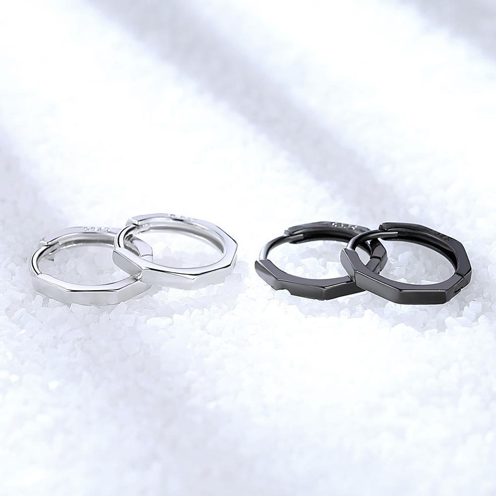 Silver Plated Earrings Are Simple And Feminine