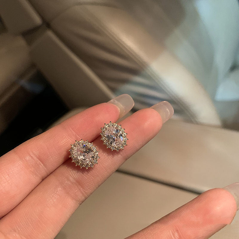 Dove Egg Temperament Earrings Female Minority Design Sense