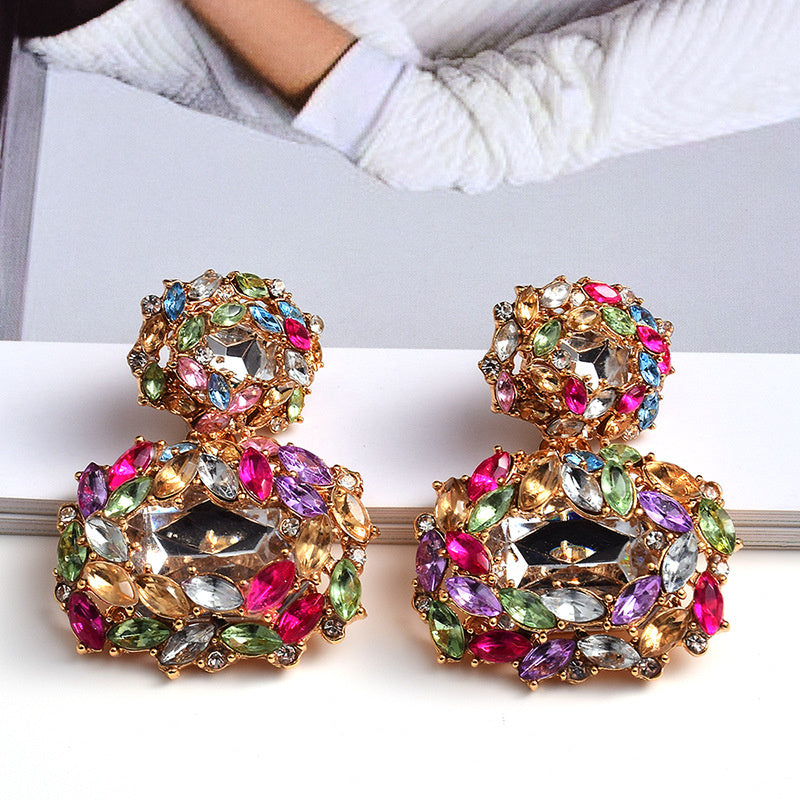 Trendy Earrings New Color Ornament