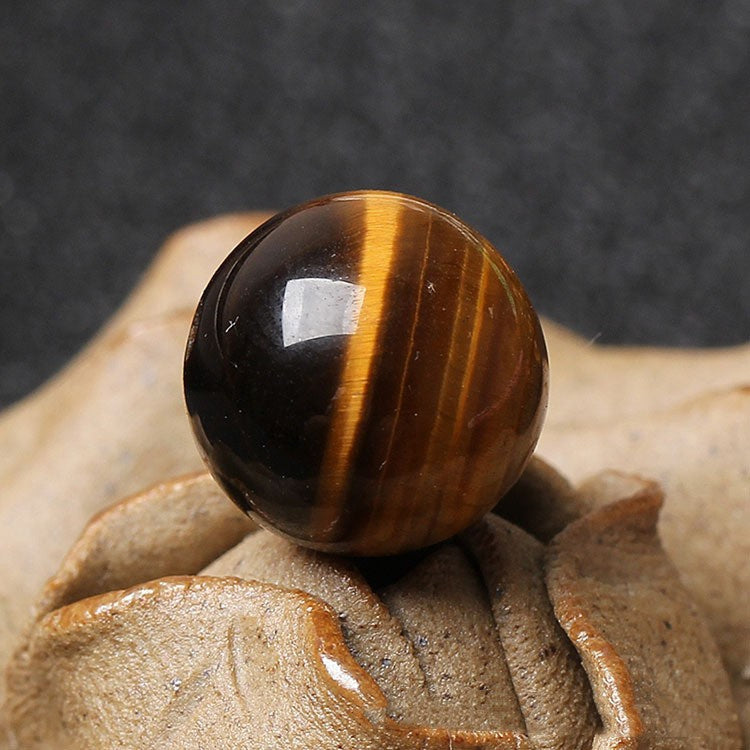 Tiger Eye Single Loose Bead Diy Accessories Earrings Bracelet