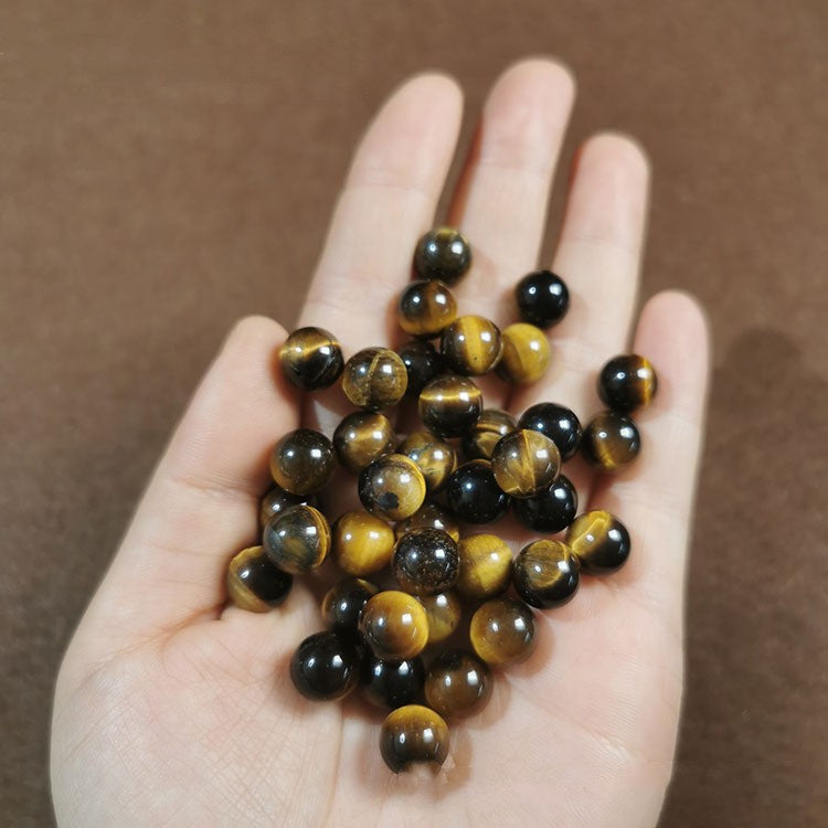 Tiger Eye Single Loose Bead Diy Accessories Earrings Bracelet