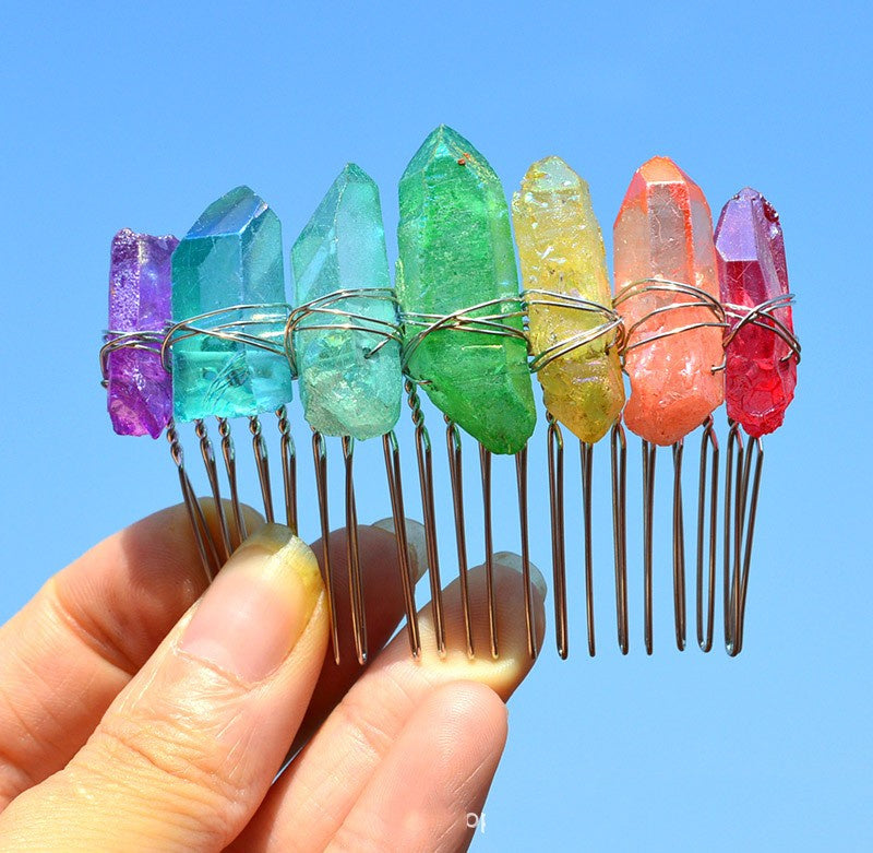 Bridal Handmade Crystal Hair Comb