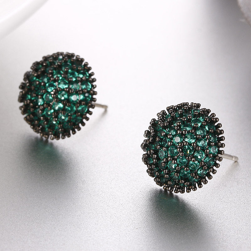 Women's Refined Stylish And Versatile Fine Zircon-embedded Earrings