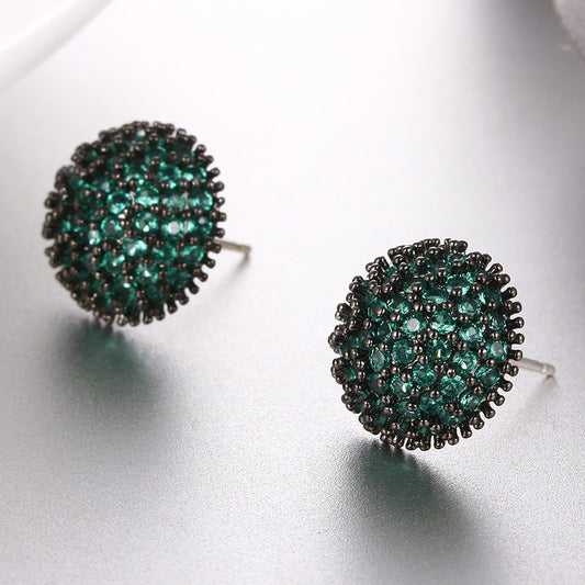 Women's Refined Stylish And Versatile Fine Zircon-embedded Earrings