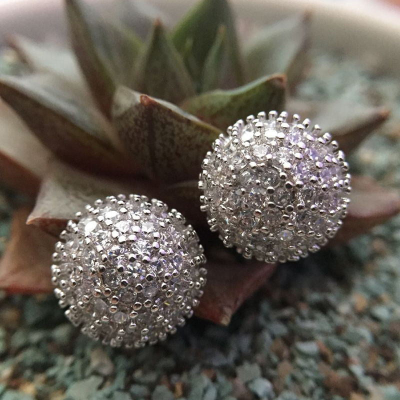 Women's Refined Stylish And Versatile Fine Zircon-embedded Earrings