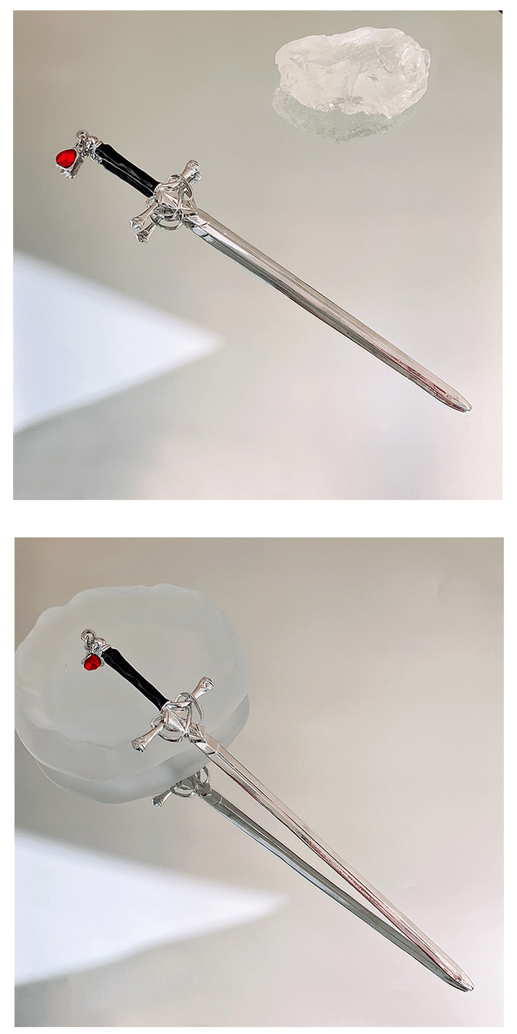 Simple Hair Stick Retro Girl Plate Accessories