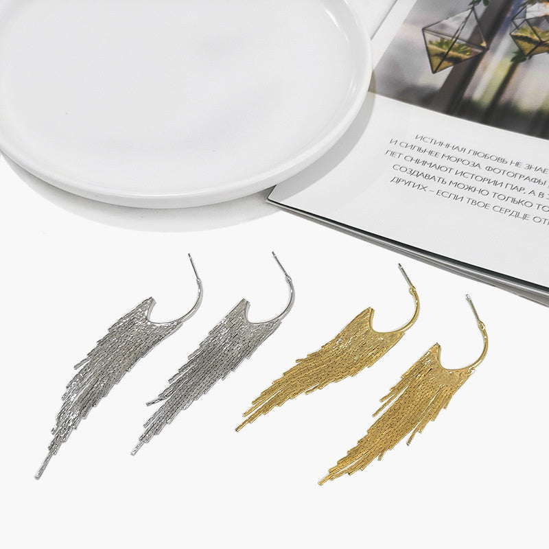 Fashion Hipster Female Tassel Earrings Super Fairy