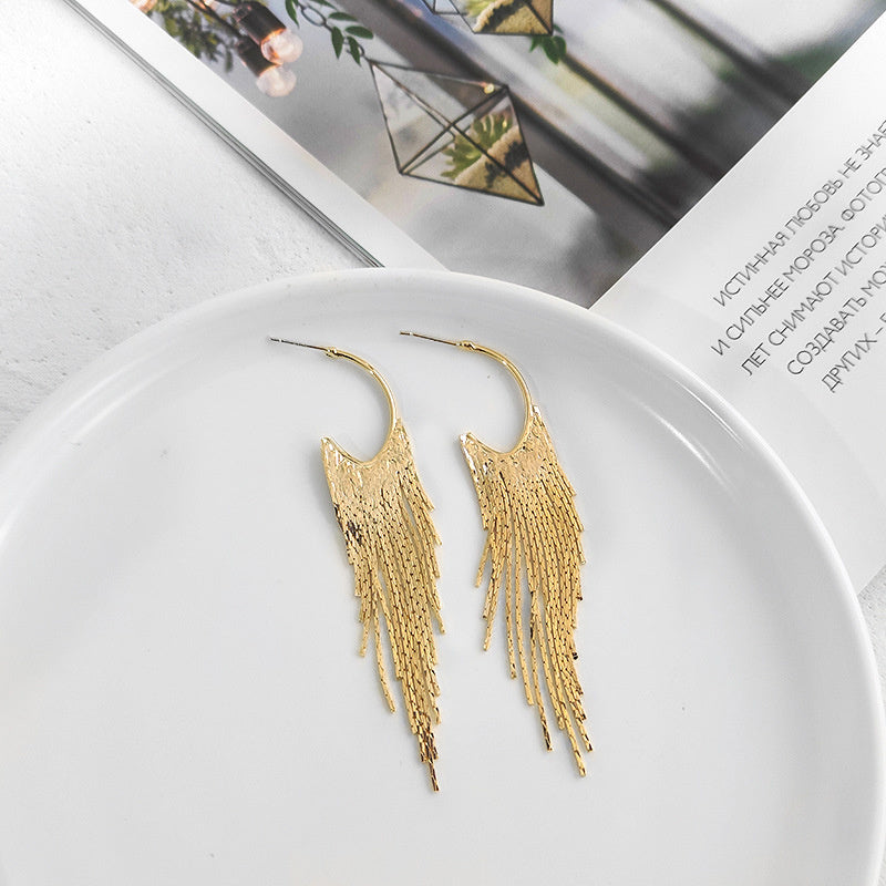 Fashion Hipster Female Tassel Earrings Super Fairy