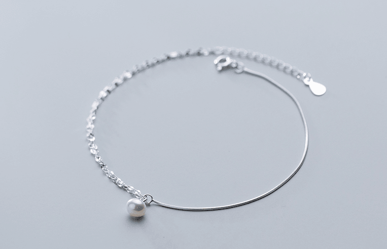 S925 Silver Bracelet Female Temperament Pearl Double Layer Sweet Accessory