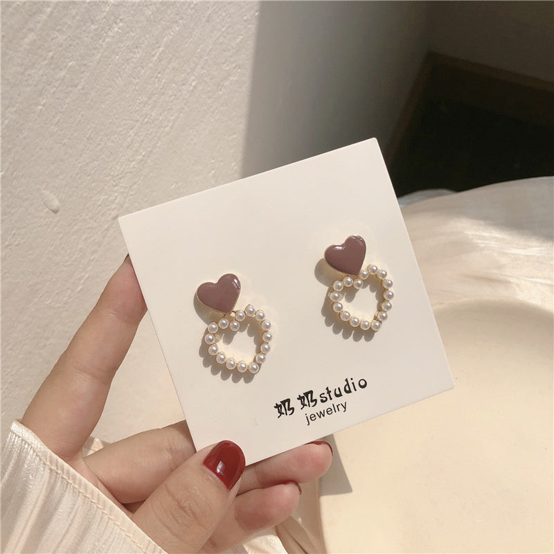 Pearl Earrings Women's Ins Style Simple And Advanced