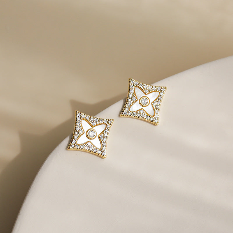 Pearl Earrings Women's Ins Style Simple And Advanced