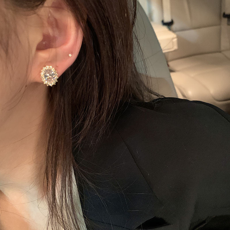 Dove Egg Temperament Earrings Female Minority Design Sense