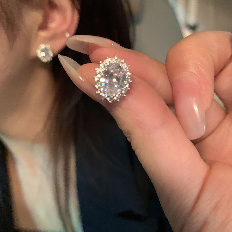 Dove Egg Temperament Earrings Female Minority Design Sense