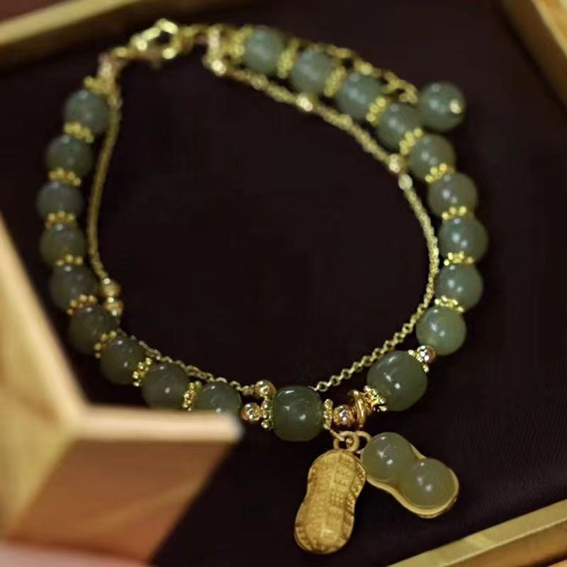 Hetian Rabbit Fu Brand Bracelet For Women