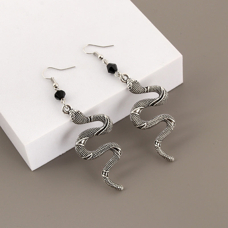 New Animal Snake Vintage Earrings Graceful Personality Exaggerated Earrings