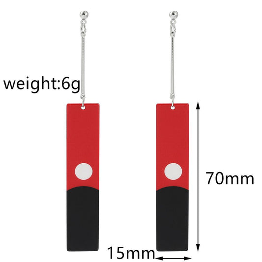 Cos Props Acrylic Earrings