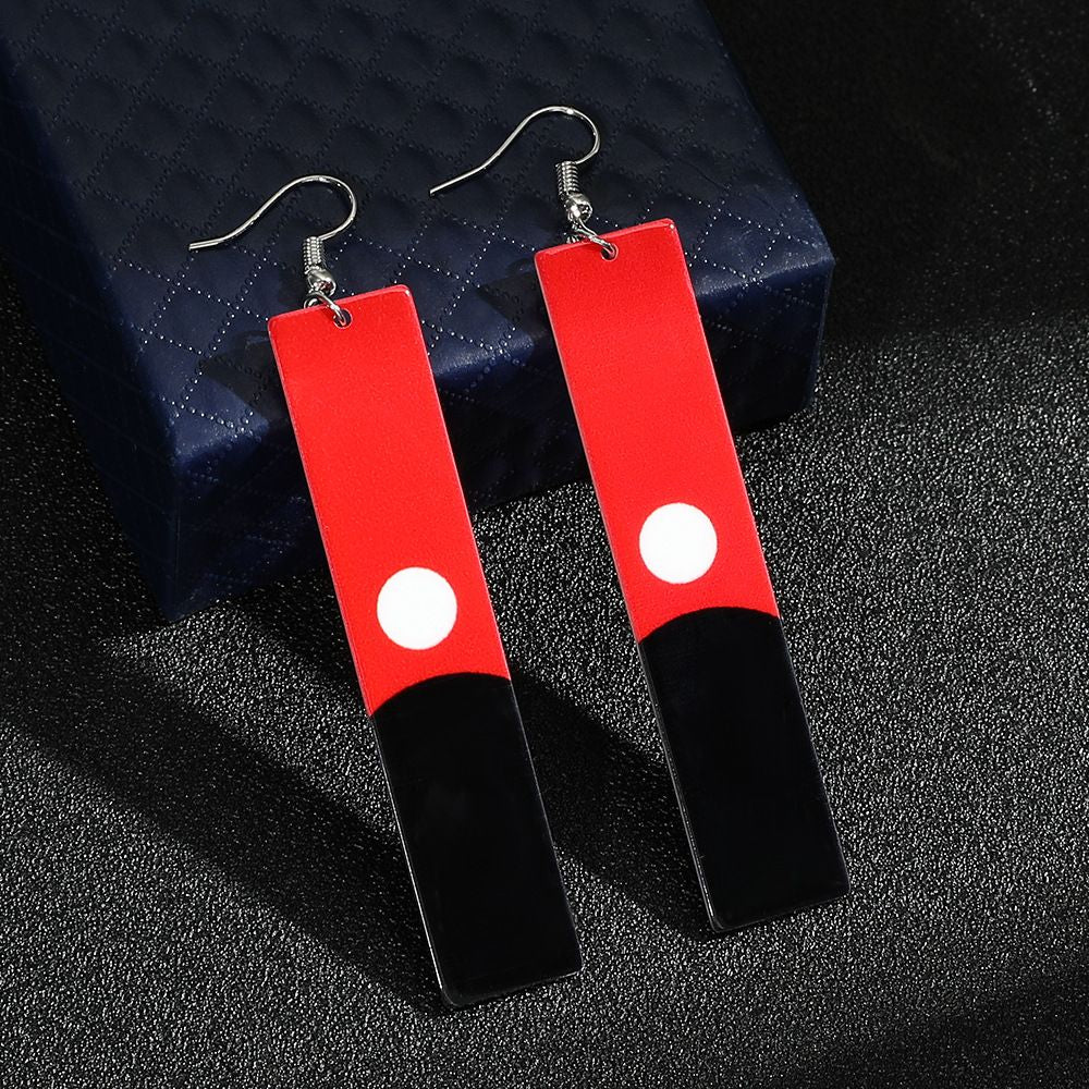 Cos Props Acrylic Earrings