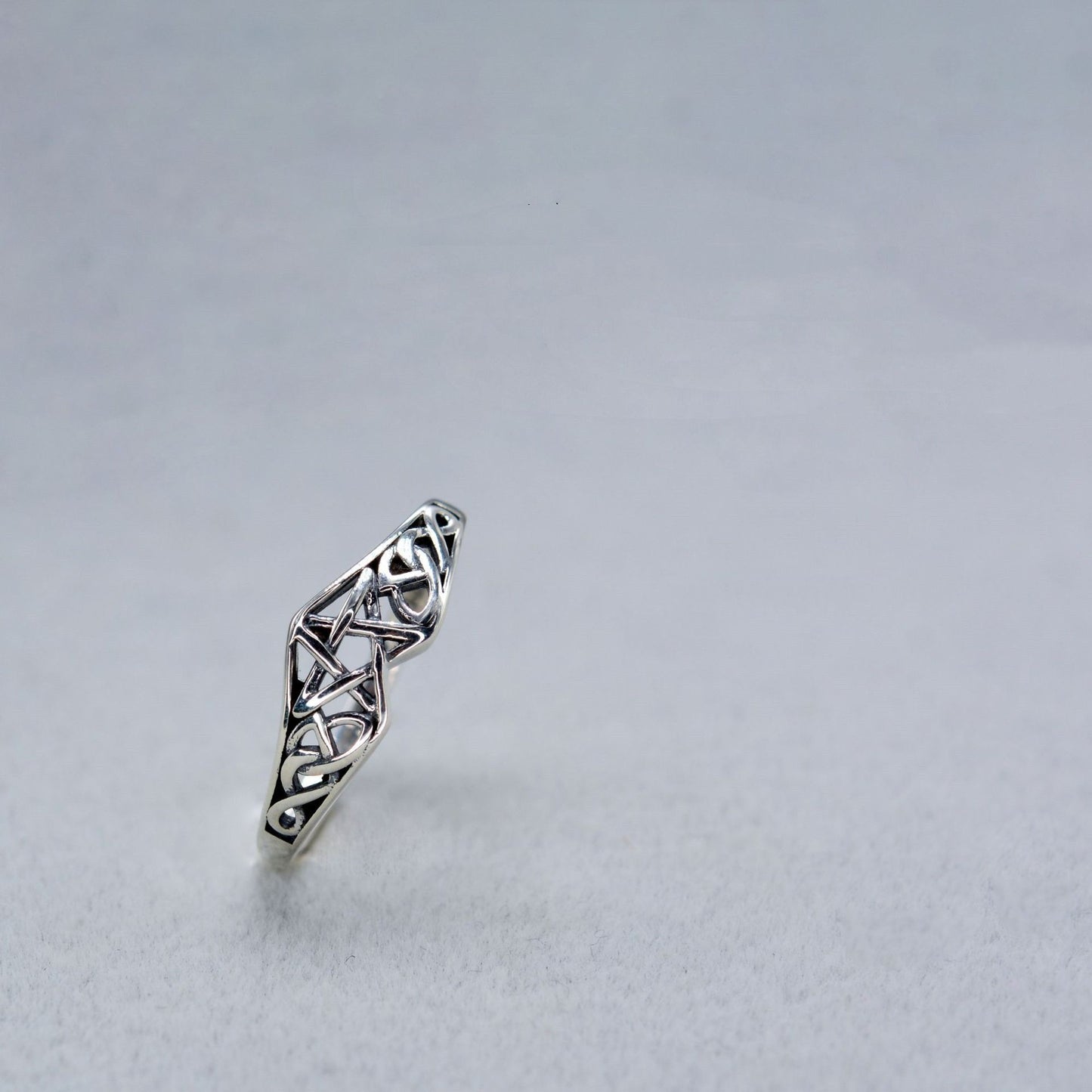 Vintage Sterling Silver Star Made Ring