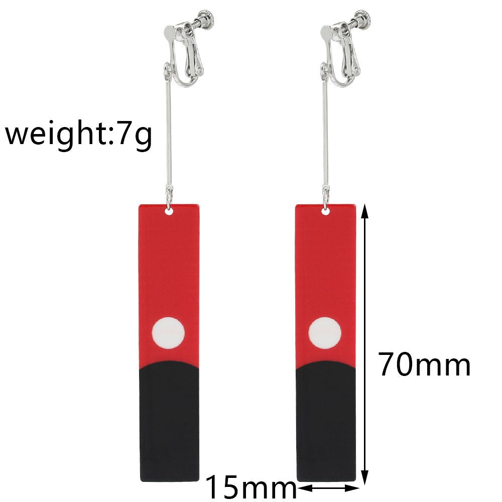 Cos Props Acrylic Earrings