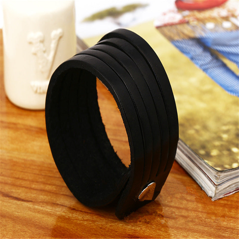 New Women's Fashion Personalized Leather Bracelet