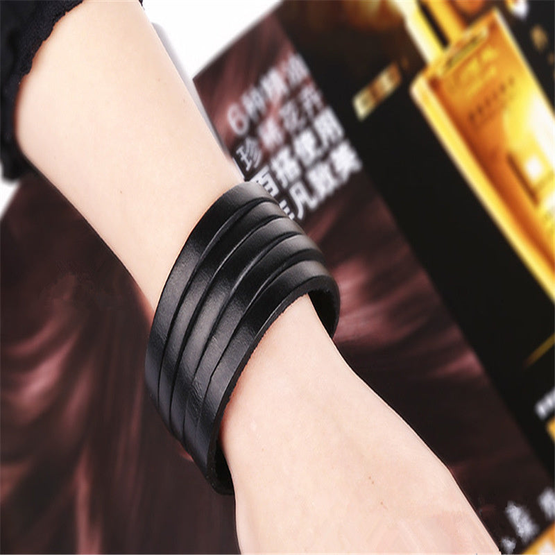 New Women's Fashion Personalized Leather Bracelet