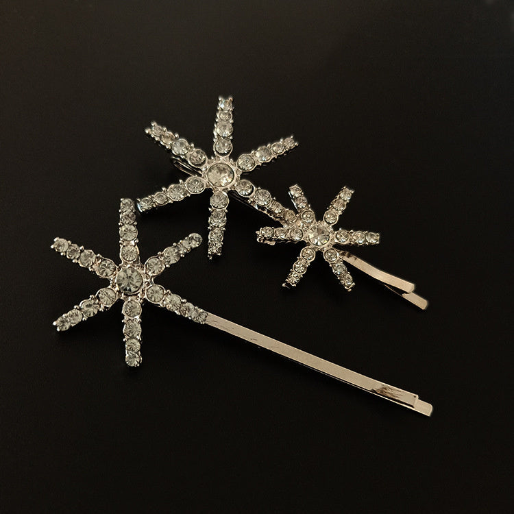 European And American Temperament Diamond Star Clip