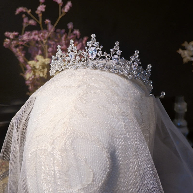 Korean Rhinestone Zircon Crown Children's Stage Performance