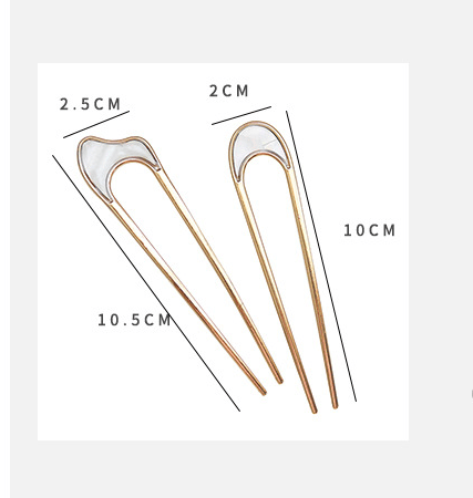 Metal Simple Ornaments Women's Hair Clip