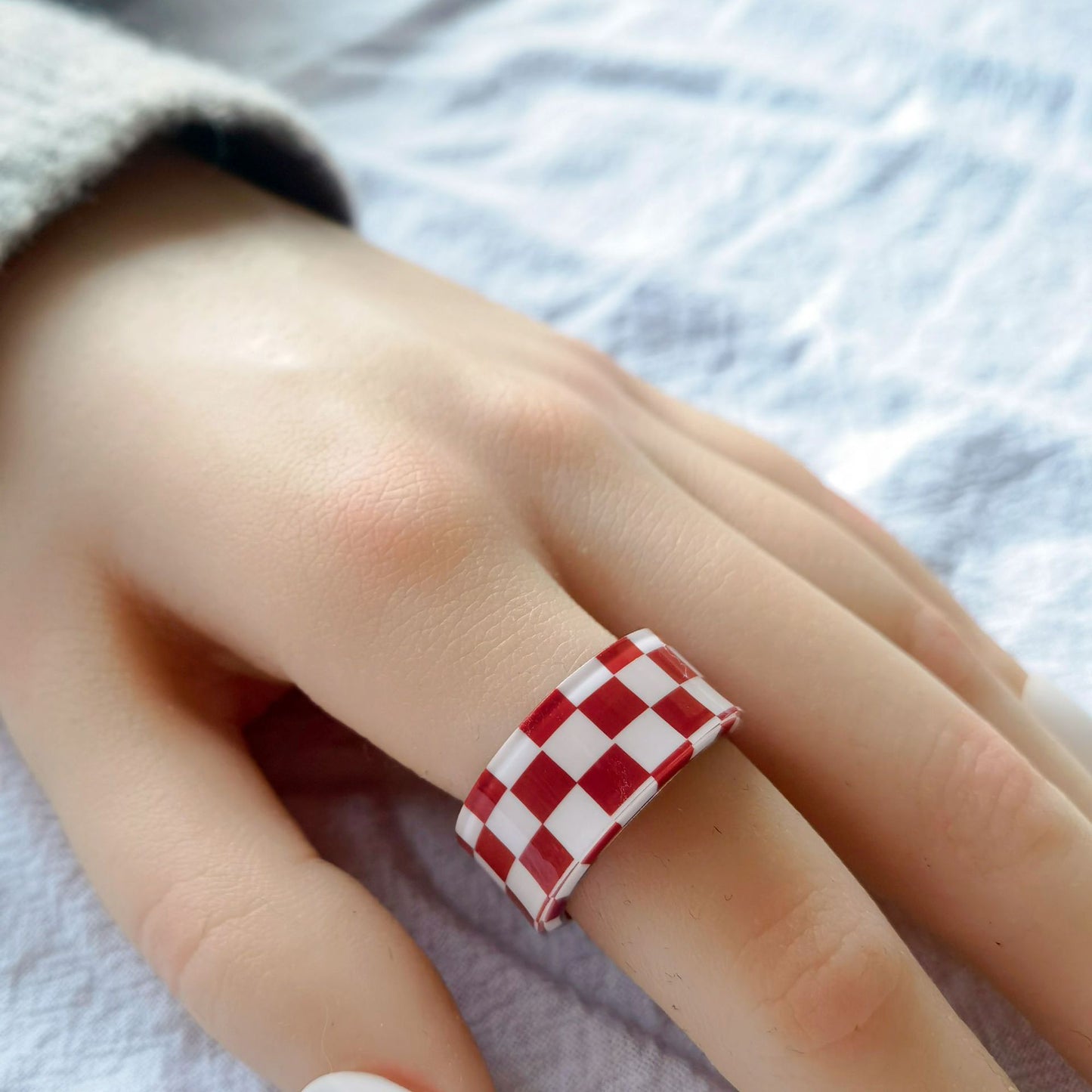 Resin Sweet Face Joint Ring